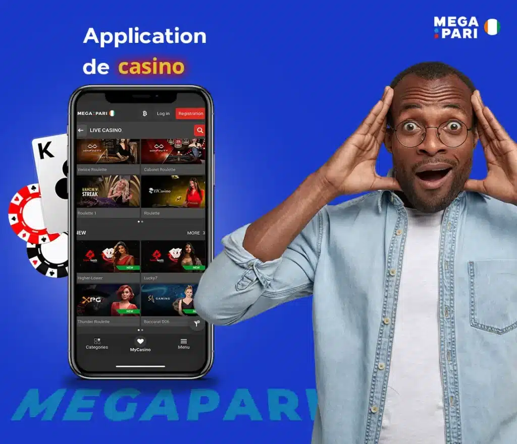 Application de casino