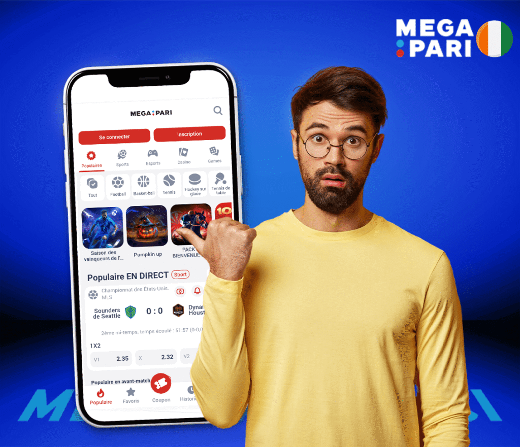 Aperçu sur l’application Megapari iOS en Côte d’Ivoire
