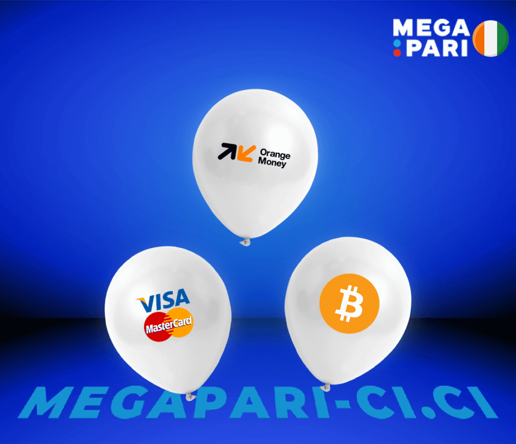 Méthode de paiement disponible pour les dépôts Megapari CI