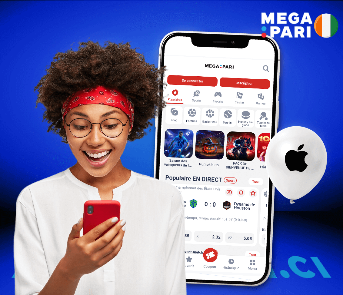 Comment télécharger l’application Megapari sur iPhone ?